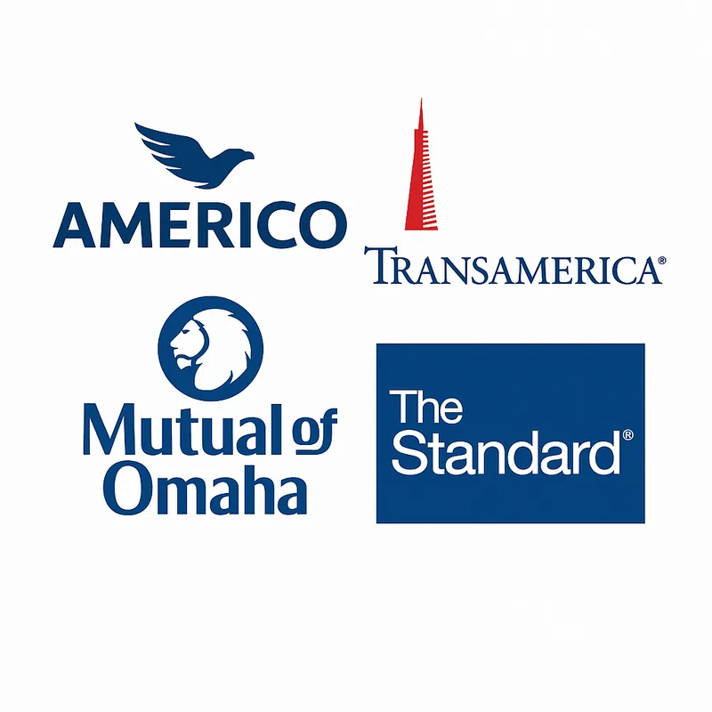 A-Rated Insurance Companies - Amerco, Transamerica, Mutual of Omaha, The Standard
